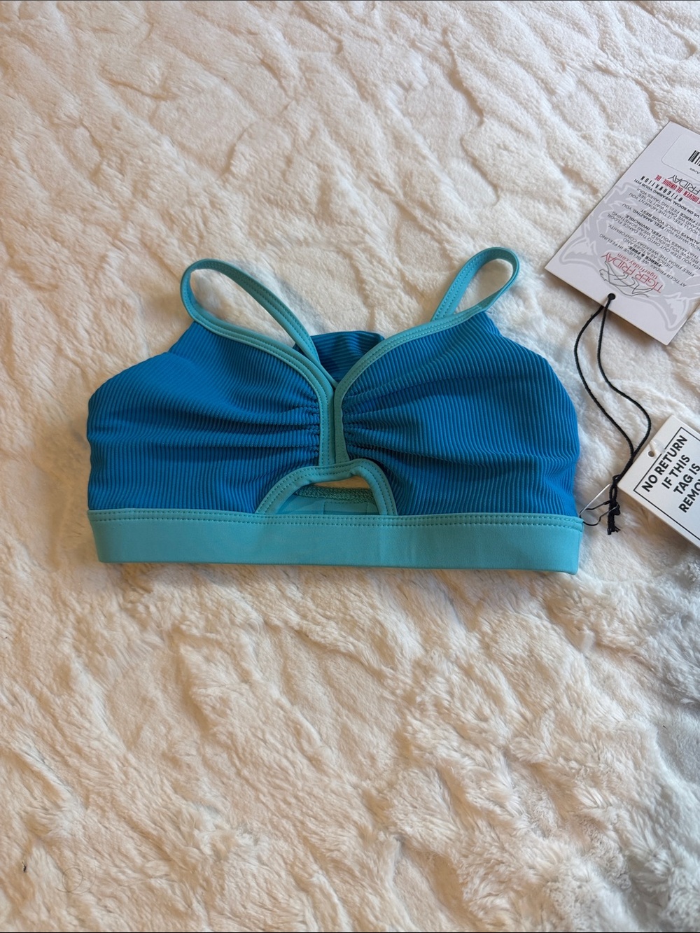Tiger Friday Celebrity Girls Dance Top ( Bralette) Size Large .